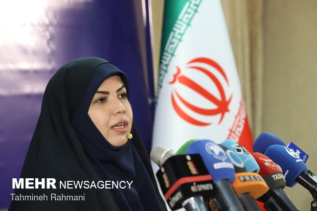 نشست خبری زهرا شیخی رئیس ستاد قاضی‌زاده هاشمی