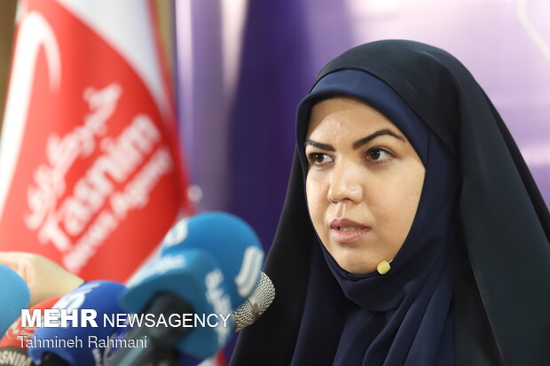 نشست خبری زهرا شیخی رئیس ستاد قاضی‌زاده هاشمی