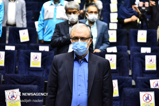 مراسم تزریق نخستین واکسن مشترک ایران و کوبا